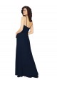 Best Ruffled Skirt Low Back Long Chiffon Bridesmaid Dress UK