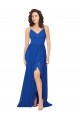 Best Chiffon Bridesmaid Dress with Strappy Back UK