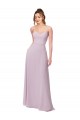 Best Sweetheart Tie-Back Chiffon Bridesmaid Dress UK