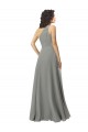 Best Embroidered One Shoulder Chiffon Bridesmaid Dress UK