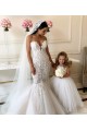 Best Ivory Ball Gown Chapel Train Sleeveless Flower Girl Dress UK