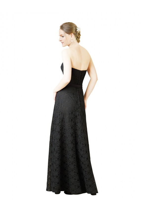 Best Strapless Lace Bridesmaid Dress with Sweetheart Neckline UK