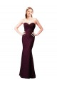 Best Fitted Long Lace Bridesmaid Dress with Sweetheart Neckline UK