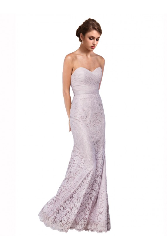 Best Floor Length Fitted Sweetheart Lace Bridesmaid Dress / Prom Dress UK