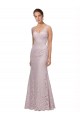 Best Lace V-Neckline Long Full Length Bridesmaid Dress / Prom Dress UK