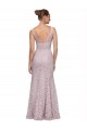 Best Lace V-Neckline Long Full Length Bridesmaid Dress / Prom Dress UK