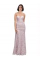 Best Floor Length Long Mermaid Lace Bridesmaid Dress / Prom Dress with Low Back UK