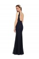 Best Lace Bridesmaid Dress with Satin Waistband and Open Back UK