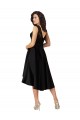Best Short High Low Satin Cocktail Bridesmaid Dress with a Beaded and Embroidered Bodice UK