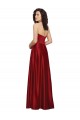 Best Strapless Satin Bridesmaids Dress with Beaded Pocket and Soft Pleating UK
