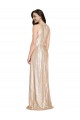 Best Floor Length Halter Neck Sparkling Formal Sequin Bridesmaid Dress / Prom Dress with Pleats UK
