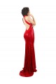 Best Halter High Neck Mermaid Open Back Formal Sequin Bridesmaid Dress / Prom Dress UK