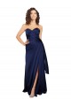 Best Floor Length Wrap Skirt Formal Silky Satin Bridesmaid Dress / Prom Dress UK