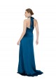 Best Halter Neck Formal Silky Satin Bridesmaid Dress / Prom Dress UK