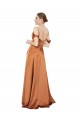 Best Formal Silky Satin Bridesmaid Dress / Prom Dress with Bustier Bodice UK