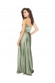 Best Formal Silky Satin Bridesmaid Dress with Tied Waist UK