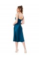 Best Midi Cocktail Length Silky Satin Bridesmaid Dress / Prom Dress UK