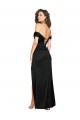 Best Fitted Sweetheart Neckline Formal Silky Satin Bridesmaid Dress / Prom Dress with Off the Shoulder Sleeves and High Slit UK