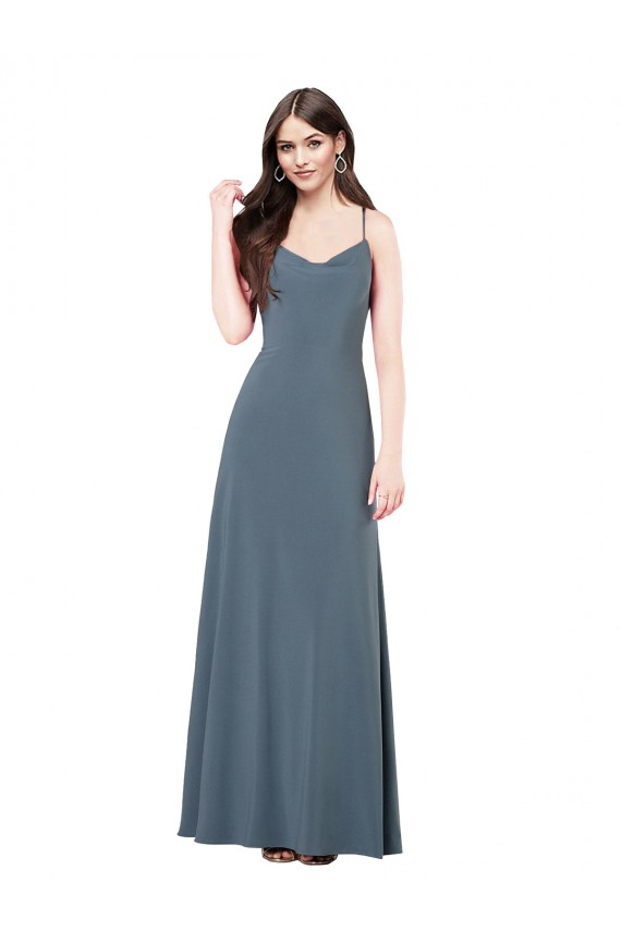 Best Classic Spandex Bridesmaid Dress / Prom Dress with Scoop Neckline UK