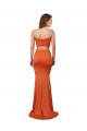 Best Strapless Bandeau Bodice Long Formal Spandex Bridesmaid Dress / Prom Dress UK