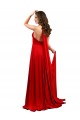 Best High Slit A-Line Halter Long Formal Spandex Bridesmaid Dress / Prom Dress Open Back UK