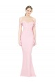 Best Full Length Off the Shoulder Bridesmaid Dress / Prom Dress with Twist Front UK
