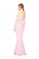 Best Full Length Off the Shoulder Bridesmaid Dress / Prom Dress with Twist Front UK