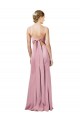 Best Fit and Flare Slim Formal Crepe Bridesmaid Dress / Prom Dress with Cutout Back UK