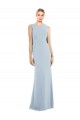 Best Draped Backless Crepe Bridesmaid Dress / Prom Dress with Pockets UK