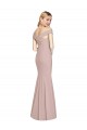 Best Off the Shoulder Criss Cross Back Trumpet Bridesmaid Dress / Prom Dress UK