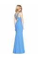 Best Flattering Trumpet Long Sleeveless Bridesmaid Dress / Prom Dress with Open Back UK