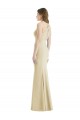 Best Criss Cross Twist Cutout Back Trumpet Bridesmaid Dress / Prom Dress UK