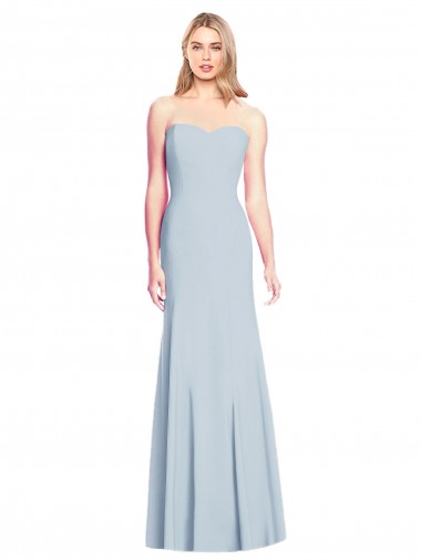 Best Sweetheart Strapless Flared Skirt Maxi Bridesmaid Dress / Prom Dress UK