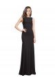 Best Sleeveless Bateau Neckline Crepe Bridesmaid Dress / Prom Dress with Twist Back UK