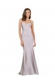 Best Crepe Mermaid Bridesmaid Dress / Prom Dress with Low Back UK