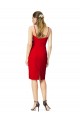 Best Sleeveless Sheath Sweetheart Neckline Formal Crepe Bridesmaid Dress / Prom Homecoming Dress UK