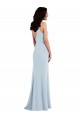 Best V Back Spaghetti Strap Maxi Bridesmaid Dress / Prom Dress with Pockets UK