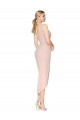Best Knee Length Short Formal Crepe Bridesmaid Dress / Prom Dress UK