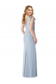 Best V-Back Bow Shoulder Trumpet Bridesmaid Dress / Prom Dress UK