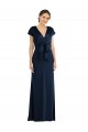 Best Soft Bow Blouson Bodice Trumpet Formal Crepe Bridesmaid Dress / Prom Dress UK