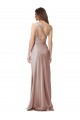Best One Shoulder Black-Tie Floor Length Long Formal Stretch Satin Bridesmaid Dress / Prom Dress UK