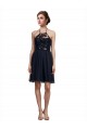 Best High Neck Illusion Bodice Bridesmaids Dress UK