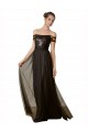Best Off The Shoulder Sequined Lace Tulle Bridesmaid Dress UK