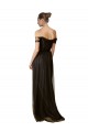 Best Off The Shoulder Sequined Lace Tulle Bridesmaid Dress UK