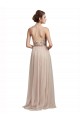 Best Sweetheart Tulle Bridesmaid Dress with High Neck Illusion Bodice UK