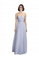 Best Spaghetti Strap Tulle Bridesmaids Dress with Ruched Bodice UK