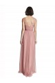 Best V-Neck Illusion Tulle Bridesmaids Dress UK