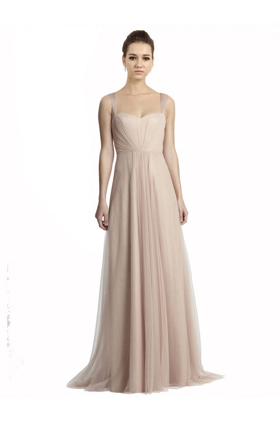 Best Sweetheart A-Line Tulle Draped Bridesmaid Dress UK