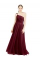 Best One Shoulder Floor Length Long Tulle Bridesmaid Dress UK