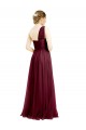 Best One Shoulder Floor Length Long Tulle Bridesmaid Dress UK